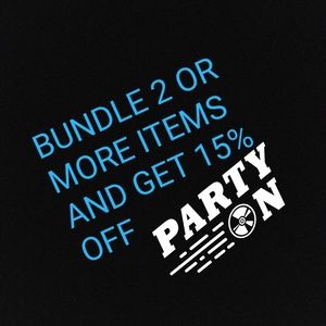 BUNDLE 2 OR MORE ITEMS AND GET 15% OFF!!